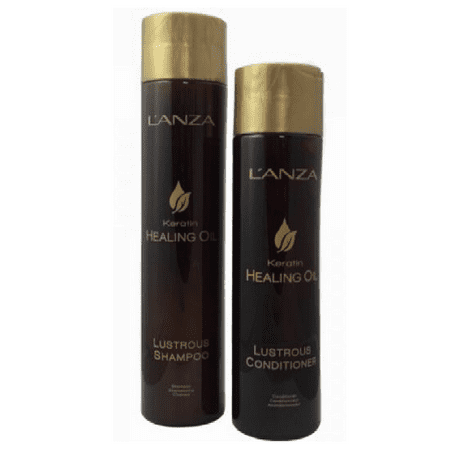 Lanza Keratin Healing Oil Lustrous Shampoo 10.1 oz & Conditioner 8.5 oz Duo