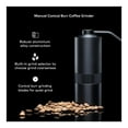 ChefWave Aluminum Alloy Manual Conical Burr Coffee Grinder w