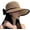 Khaki, variant on Wide Brim Beach Hats for Women Breathable Sun Hat Bucket Hat Sun Visors Fishing Cap for Travel Picnic Outdoor Summer 2023