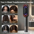 thumbnail image 3 of DayIn Electric Scalp Massager & Hair Oil Applicator, Red Light Comb, Cordless, Gray, 3 of 10