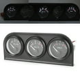 Universal Car Gauge 3in1 Oil Temp, Pressure & Voltage Meter with