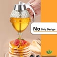 thumbnail image 2 of Dispensador de miel Timtopno de vidrio de 8 oz con diseño antigoteo, 2 of 6
