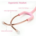 thumbnail image 2 of Scian Professional double-sided stethoscope with ear tips for use by clinical students, doctors, and nurses Pink, 2 of 7