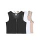 thumbnail image 3 of Women Ice Silk Breathable Chest Binder Tomboy Lesbian Transgender Corset Tops Vest Front Zipper Short Bandage Breast Binder, 3 of 4