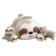 thumbnail image 1 of Almohada de peluche TOYSYM con forma de perezoso con 4 peluches para bebés, 1 of 9