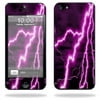 Skin Decal Wrap Compatible With Apple iPhone 5/5s/SE cover Sticker Design Purple Lightning