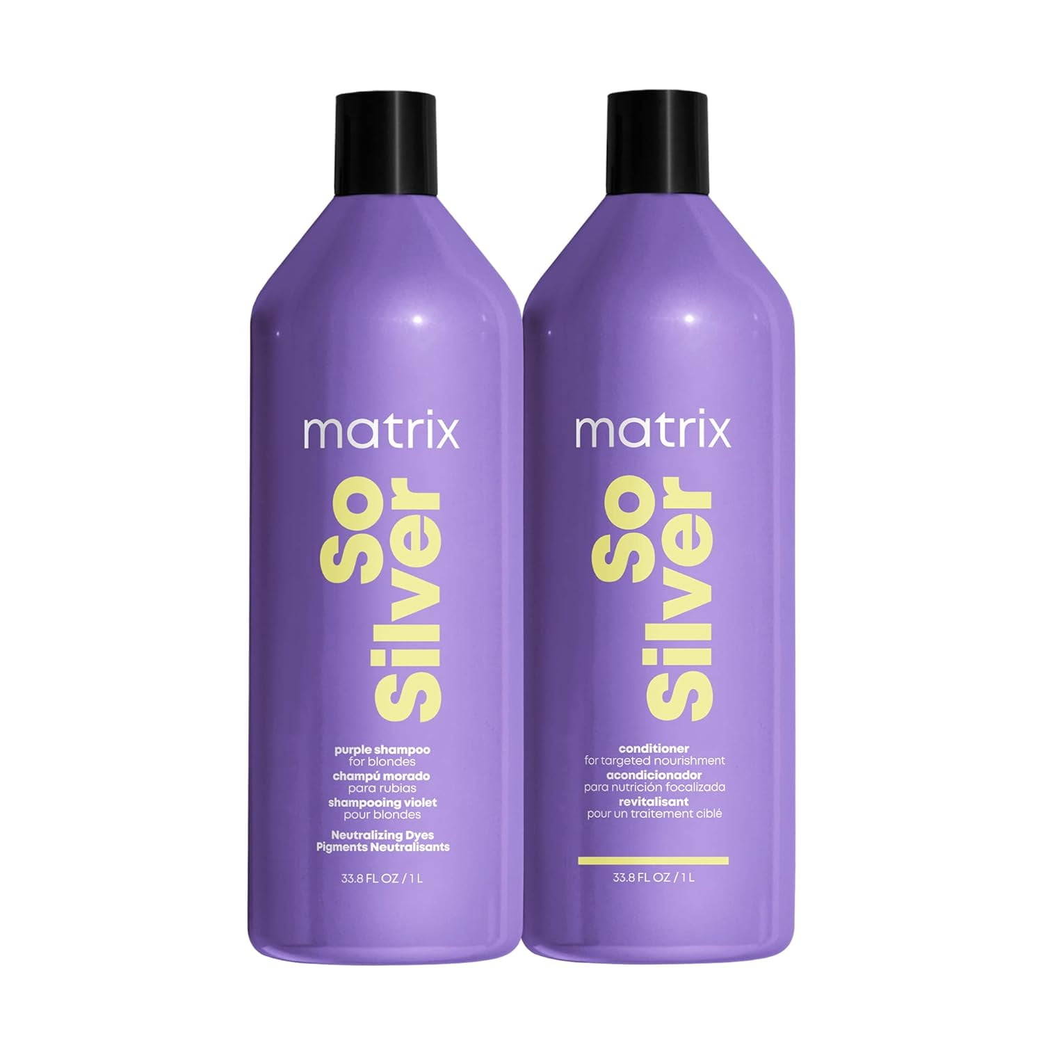 Matrix So Silverパープルシャンプー&コンディショナー&ヘアマスク Matrix Total Results So Silver Shampoo & Color Obsessed