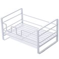 thumbnail image 1 of facefd Metal Sponge Drain Storage Rack Kitchen Sink Cleaning Rag Storage Shelf Holder Kitchen Accessory, 1 of 6