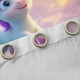 thumbnail image 4 of Castle Fairy Kids Children Cartoon Unicorn Curtains Pack of 2 (42x84 Each),Kawaii Gradient Rainbow Curtains Blackout,Dreamy Princess Bedroom Curtains,Microfiber Bedroom Decor, 4 of 6