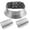 Gris, variante sur National Colliers Ras du Cou Collier Punk en Cuir Doré Colliers Gothiques Bijoux Femmes Filles
