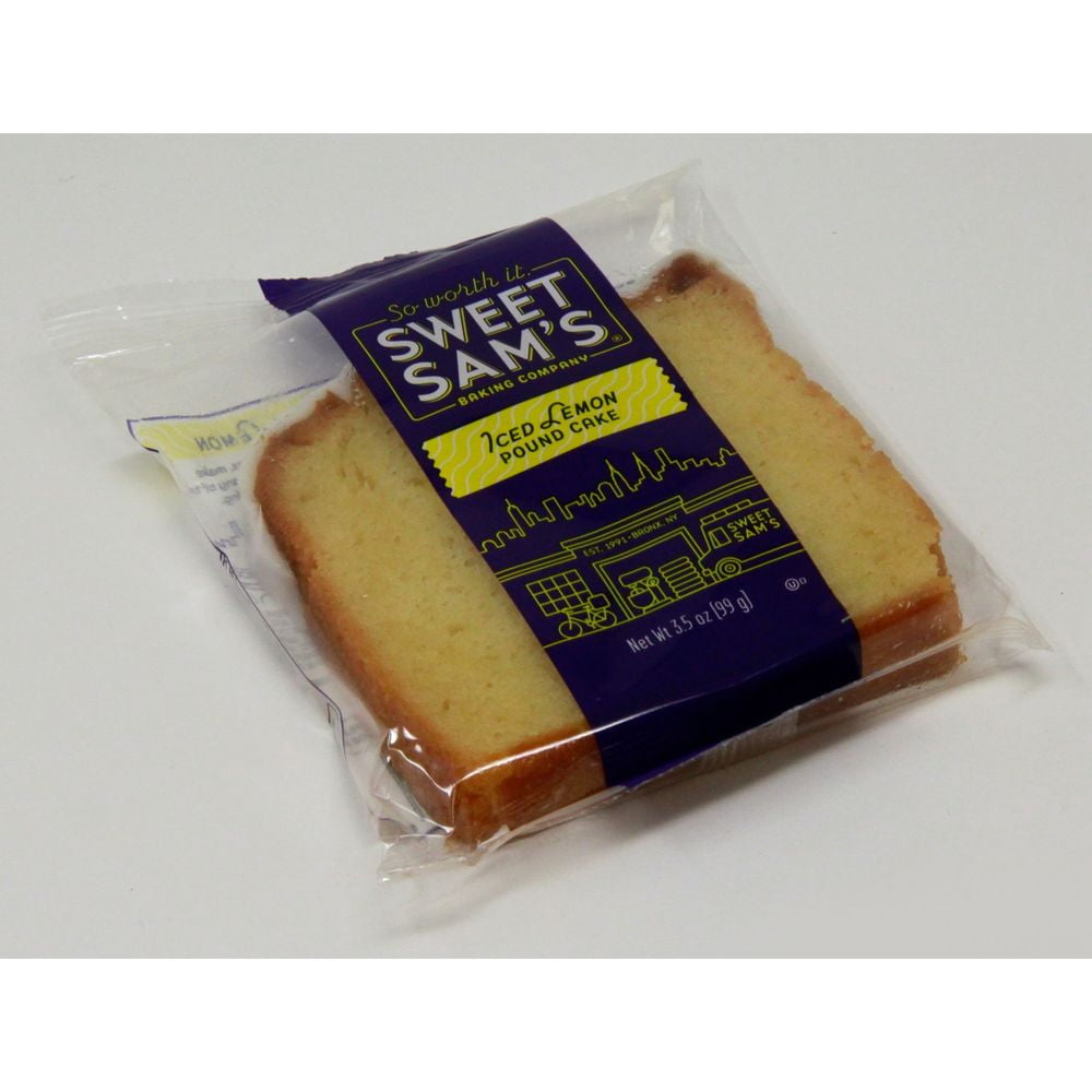 Sweet Sams Individually Wrapped Iced Lemon Pound Cake Sweet Sams Individually Wrapped Iced Lemon Pound Cake