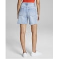 thumbnail image 3 of Now This Womens Cotton Asymmetrical Button Denim Shorts Anson 24, 3 of 3