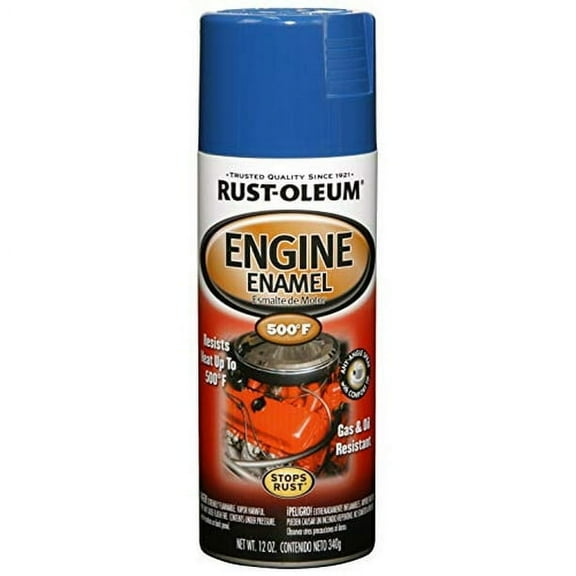 Rust-Oleum Engine Enamel,Ford Blue,12 oz,Spray 248945