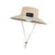 thumbnail image 4 of Sombrero de protección solar para niños con ventilador solar, sombrero de viaje de verano, ala ancha multiusos Caqui, 4 of 9