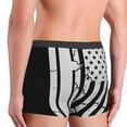 thumbnail image 4 of Bingfone Submarine Vintage Flag Men's Underwear - Casual Stretch Boxer Briefs-Medium, 4 of 7