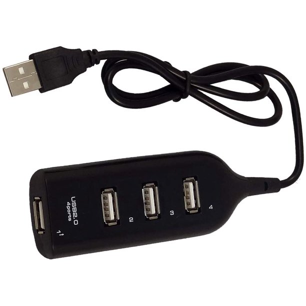 Adaptador de concentrador de puerto USB 2.0, adaptador de concentrador SuperSpeed 480Mbps Adepaton CZDZ-HY107-1