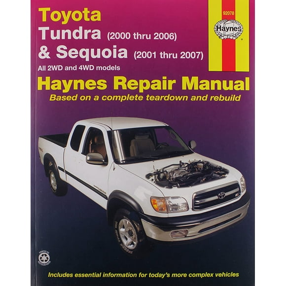Haynes 92078 R.Manual Tundra/Seq 00-02