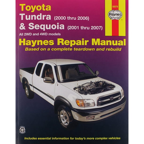 Haynes 92078 R.Manual Toundra/seq 00-02