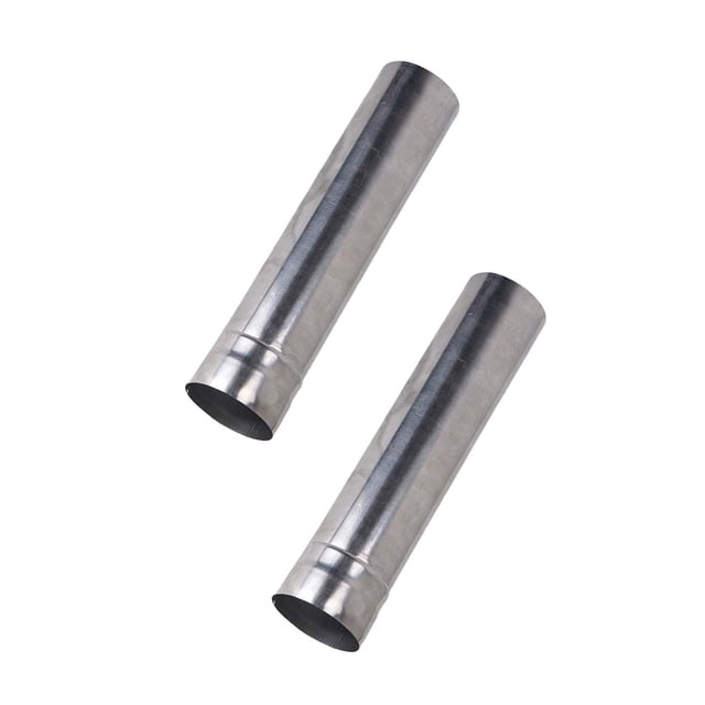 Tubos de extensión de tubo de escape de 2,36 pulgadas de diámetro, estufas de tubo de chimenea, tubería a granel para estufas de tienda, Jack para 2 uds 6x30cm Sunnimix Pipa Estufas