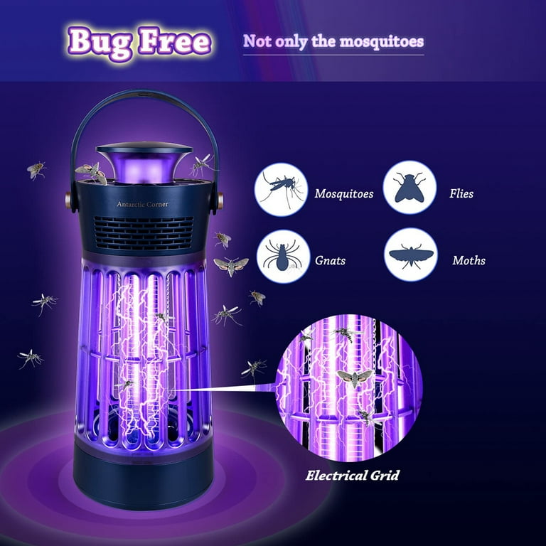 Inhalation Type Electric Shock Mosquito Killer Lamp Household Bedroom  Trapping Insect Light Catalyst Silent Electronic Mosquito Killer
