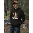 thumbnail image 2 of Open Book With Space Hoodie Men -Image by Shutterstock, Male XX-Large, 2 of 4