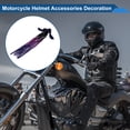 thumbnail image 3 of Accesorios de Casco de Motocicleta Decoración Trenza de Seis Hebras con Lazo para Cascos de Motocicleta Bicicleta Esquí Negro Púrpura Azul Seda de Alta Temperatura 1 Juego, 3 of 6
