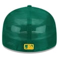 thumbnail image 4 of Men's New Era Green Athletics 2023 Batting Practice 59FIFTY Fitted Hat, 4 of 6