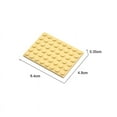 thumbnail image 3 of 50pcs DIY Building Blocks 6x8 Dots 12Color Educational Creative Size Compatible With 3036 Toys for Children Thin Figures Bricks Light Grey 50PCS, 3 of 6