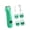 1-Green, variant on 600mAh Rechargeable Electric Shaver With LCD Display Ergonomic Handle Portable Body Groomer For Underarms Face Legs
