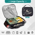thumbnail image 3 of Wobogo Whale Riding Astronaut Pattern Lunch Bag Insulated Portable Cooler Tote Bag for for Adults Kids Work Office School Picnic Beach, 3 of 7