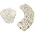thumbnail image 3 of 100 PCS Tazas de papel para pasteles artísticos para hornear Little Vine Lace Corte con láser Envoltorios antideslizantes para magdalenas Tazas para hornear Soportes para muffins Cubierta protectora, 3 of 7