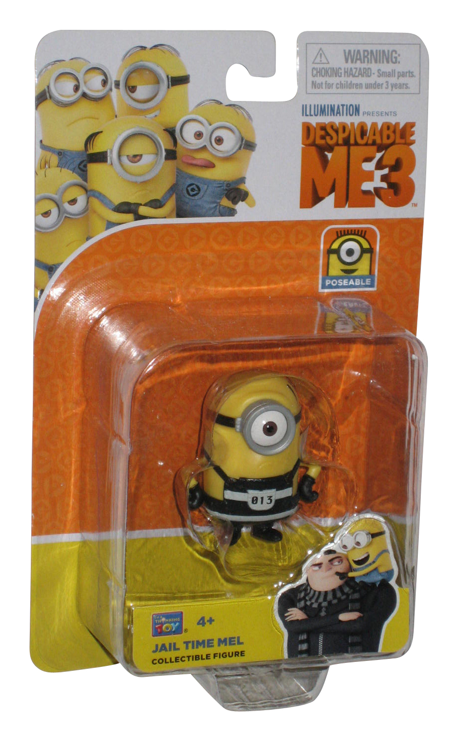 Despicable Me 3 Minions Jail Time Mel Thinkway Toys Action Figure