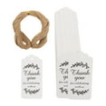 thumbnail image 1 of KLKCMS 100 Pieces Handmade Gift Tags DIY Crafting Price Tags Ornaments Small Labels for White, 1 of 9