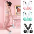 thumbnail image 4 of LJNYFDC Wireless Skip Rope Smart Jump Rope Set Big Ball LCD Screen with Four Modes Non Slip Handle Adjustable Electronic Exercise Fitness Equipment 1 Pair, 4 of 6