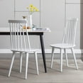 thumbnail image 4 of Duhome Dining Chairs Set of 2 Wood Dining Room Chair White Spindle Chair for Kitchen, Windsor Chair Farmhouse Chairs White, 4 of 7