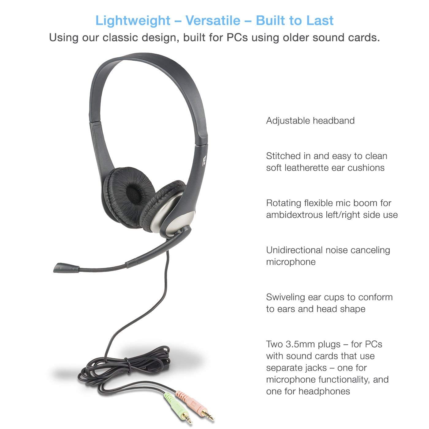 unidirectional noise cancelling microphone