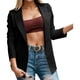 thumbnail image 1 of Gibobby Blazer para mujer chamarra casual para mujer de manga larga con frente abierto para trabajo oficina para el trabajo(Negro,G), 1 of 5