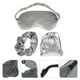thumbnail image 2 of Juego de 3 antifaces de seda para viajes en casa, antifaz para dormir y bolsa de almacenamiento con cuerda para el pelo., 2 of 7