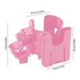 thumbnail image 2 of Universal Stroller Cup Holder with Phone Holder, Bike Cup Holder, Cup Holder for Strollers, 2-in-1 Cup Phone Holder for Stroller Bike Wheelchair Walker Accessory, 2 of 6
