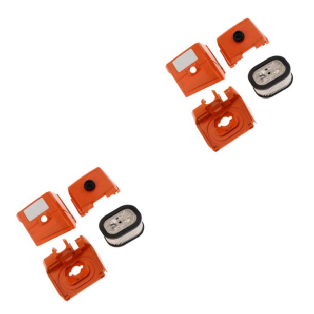 Riwesomey Base de cubierta de filtro de aire para motosierra MS440 044, pieza de repuesto confiable tipo 1 Tipo 1 2piezas