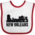 thumbnail image 3 of Inktastic New Orleans Skyline Grunge Boys or Girls Baby Bib, 3 of 4