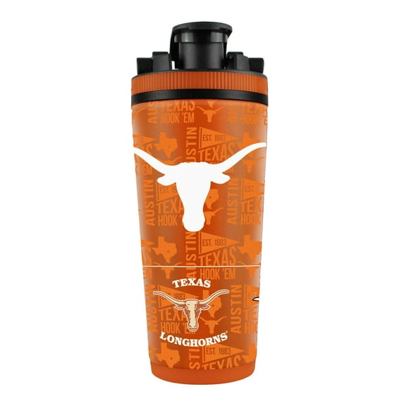 Texas Longhorns 26oz. 4D Stainless Steel Shaker Bottle