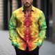 thumbnail image 1 of Ceisia Men Color Block Long Sleeve Zipper Casual Daily Outdoor Versatile Gift Fashion Athletic Top, 1 of 5