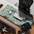 thumbnail image 2 of Long Mouse Pads for Desk,Dachshund and Flower Desk Mats on Top Of Desks, Desk Mouse Pad Extra Large with 3mm Non-Slip Base and Stitched Edge for Gaming,Office,Work,Home 35.4"x15.7", 2 of 6