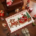 thumbnail image 4 of Horivan 1PC Christmas Kitchen Rugs and Mats Non Slip Waterproof Holiday Floor Decor for Sink Front and Entryway Festive Home Kitchen Accessories 40*60cm, 4 of 6