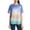 Blue, variant on Spencer Women's Gradient Tie Dye T-Shirt Summer Short Sleeve Round Neck Blouse Casual Loose Tunic Tops (XL,Green)