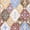 B-Brown, variant on Balacho Floral Mosaic Boho Patchwork Quilted Faux Wool Area Rug, 5' x 8', Gray