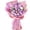 Purple, variant on Crochet Flower Bouquet, Pink Handmade Knitted Flowers, Crochet Tulips Galsang Flower for Mother's Day Anniversary Birthday Graduation Lover Valentines Day Gifts