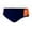 Navy/Orange, variant on TYR SPORT Men's Phoenix Splice Racer Swimsuit