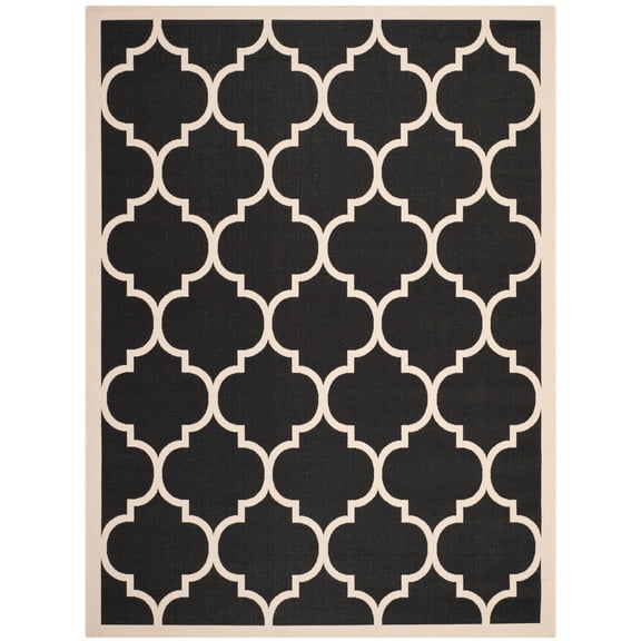 Courtyard Alyssa Geometric Indoor/Outdoor Area Rug or Runner